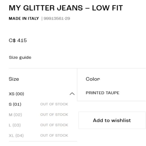 Sarah Pacini MY GLITTER JEANS – LOW FIT - Picture 4 of 12